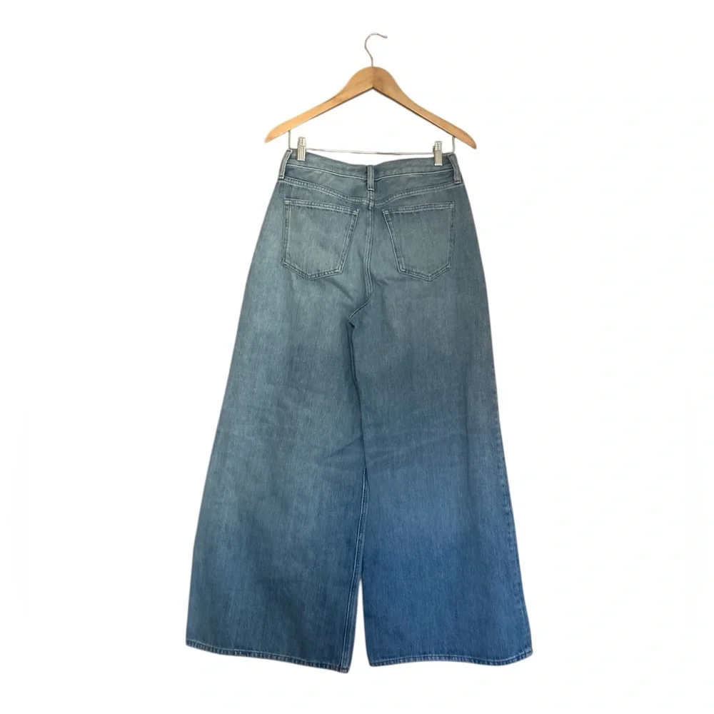 J.Crew High Rise Super Wide Leg Light Washed Size 29 - Picture 3 of 11